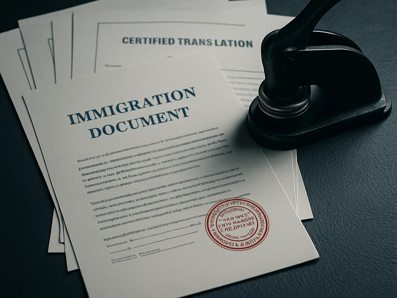 Multi-Language Immigration Document Package